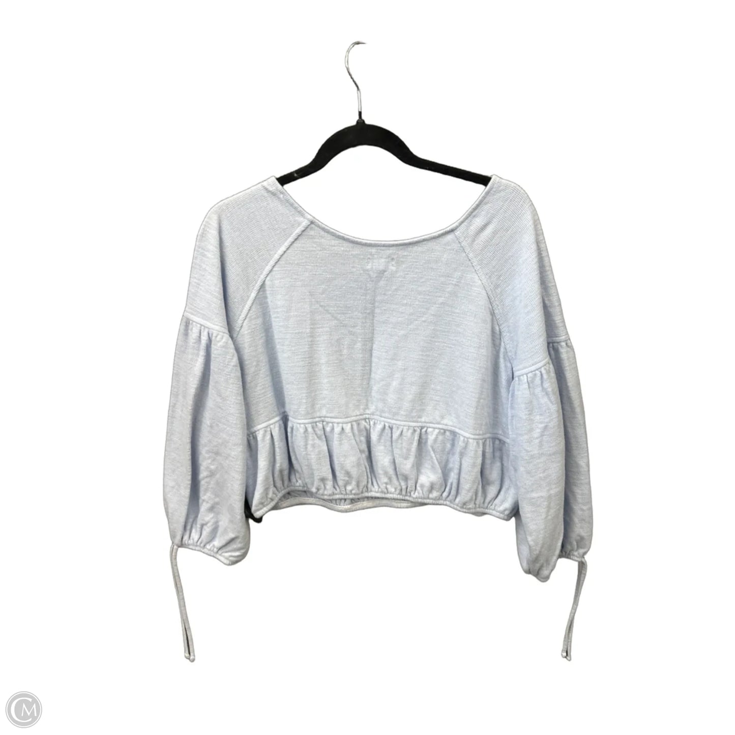 Top Long Sleeve By Aerie In Blue, Size: M