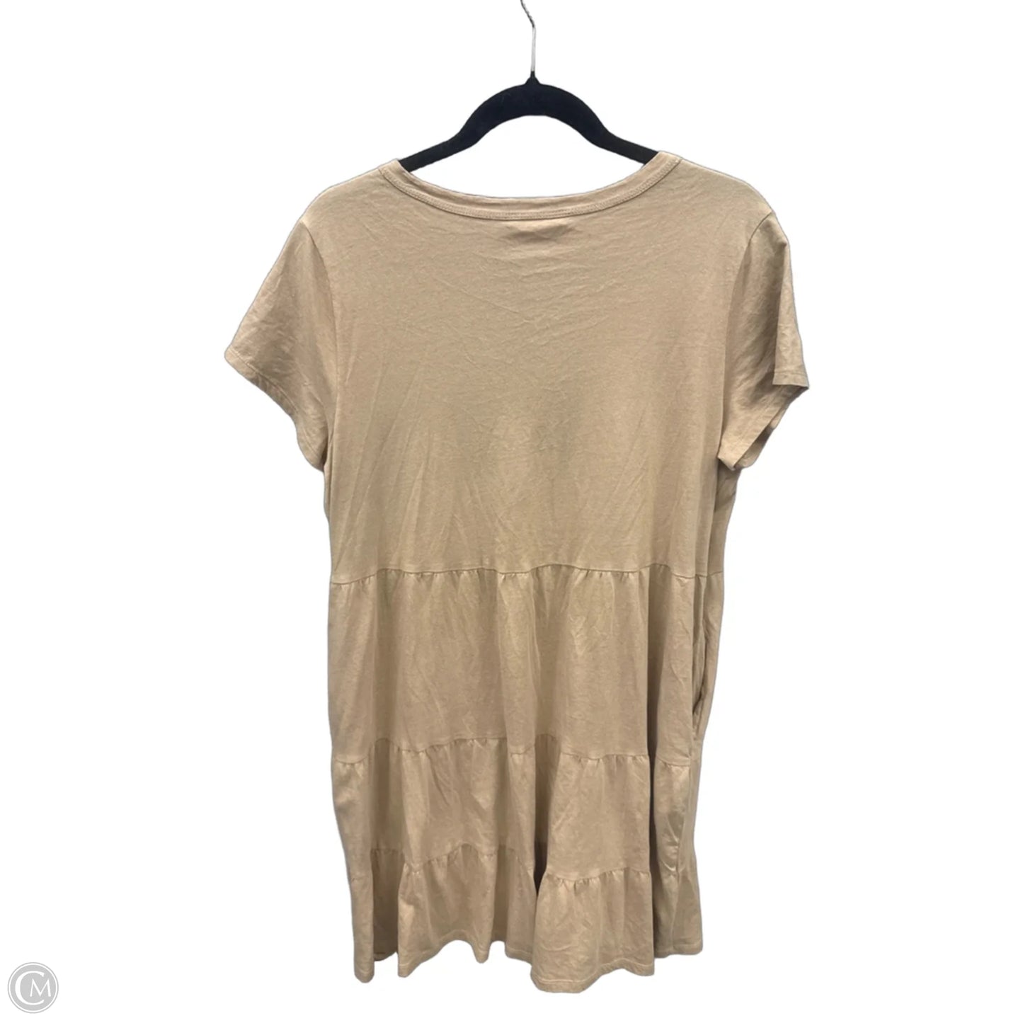 Dress Casual Midi By Time And Tru In Brown, Size: L