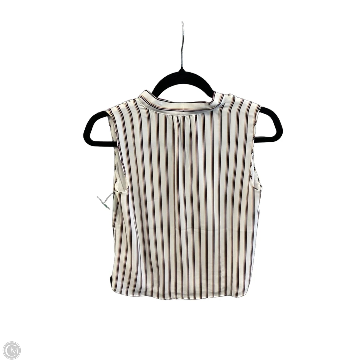 Top Sleeveless By White House Black Market In Striped Pattern, Size: Xsp