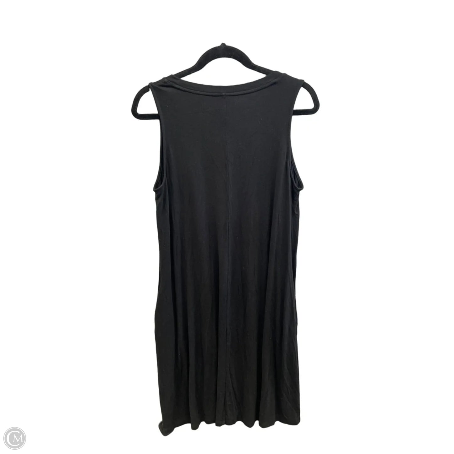 Dress Casual Midi By Time And Tru In Black, Size: L