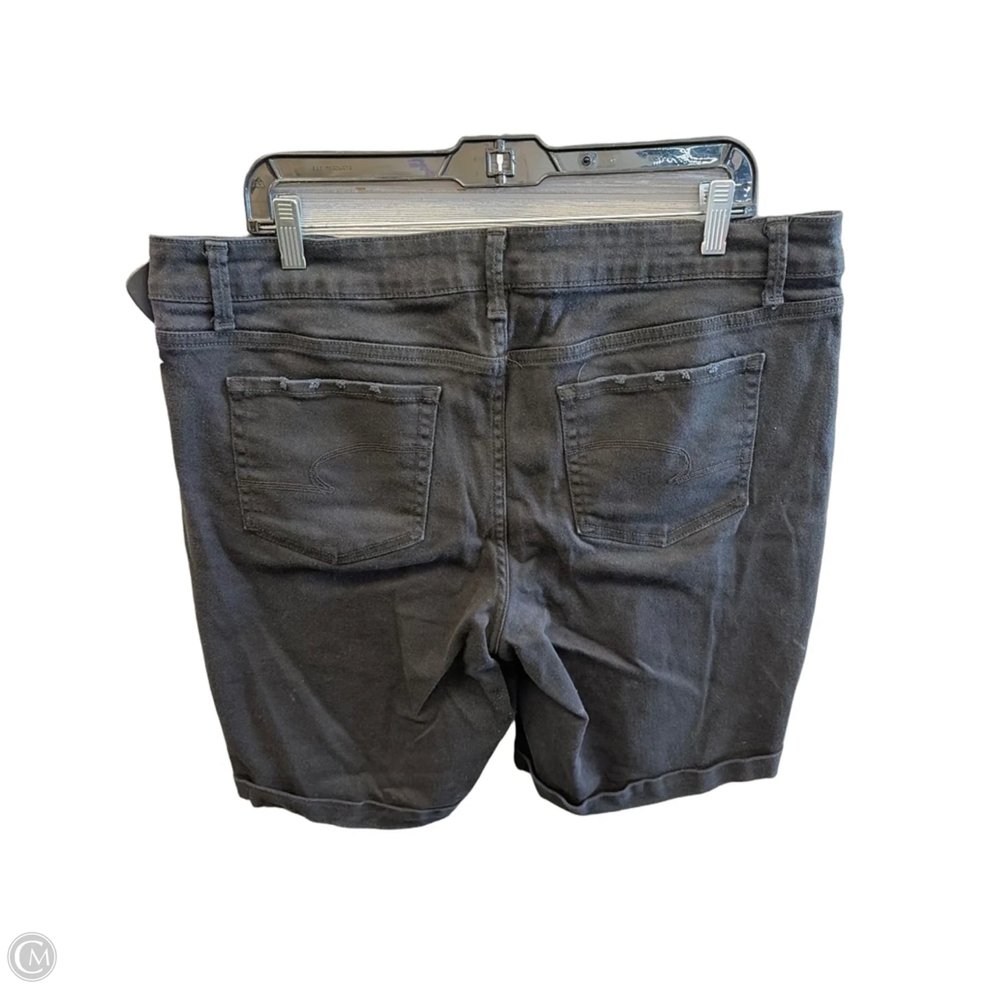 Shorts By Time And Tru In Black Denim, Size: 18