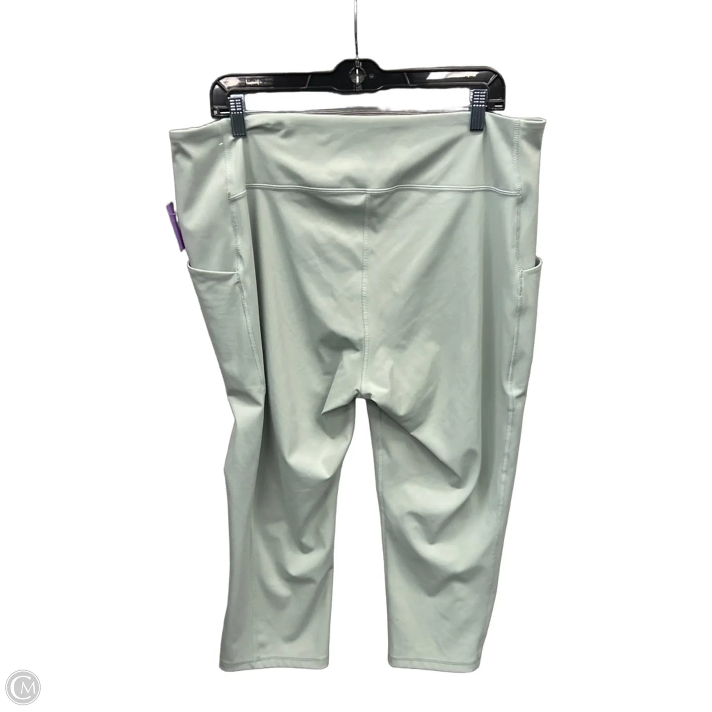 Athletic Leggings By Tek Gear In Green, Size: 2x