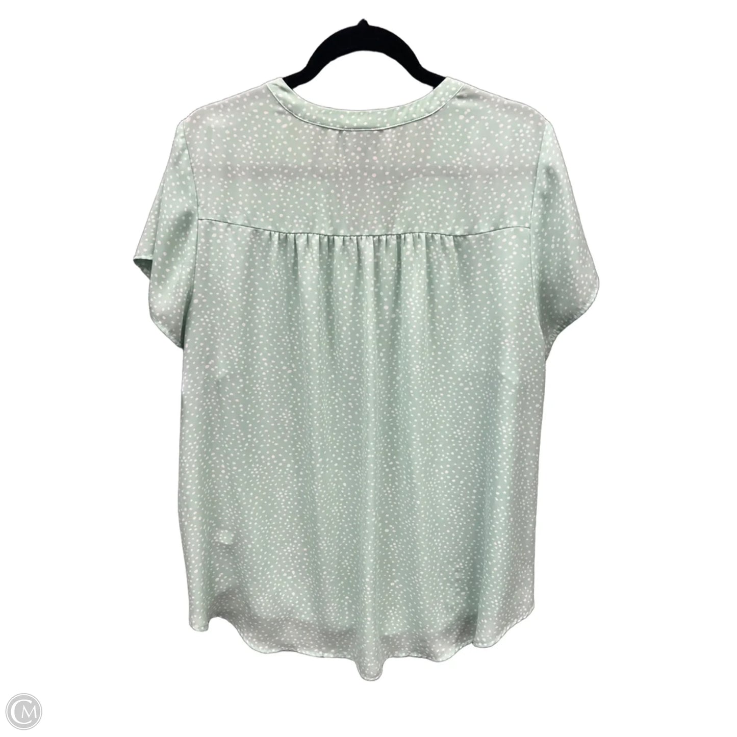 Blouse Short Sleeve By Torrid In Green, Size: L