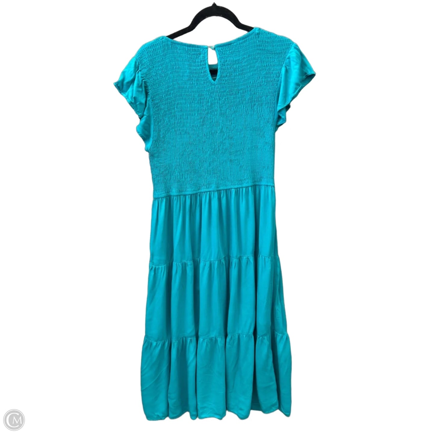 Dress Casual Midi By Zesica In Blue, Size: Xl
