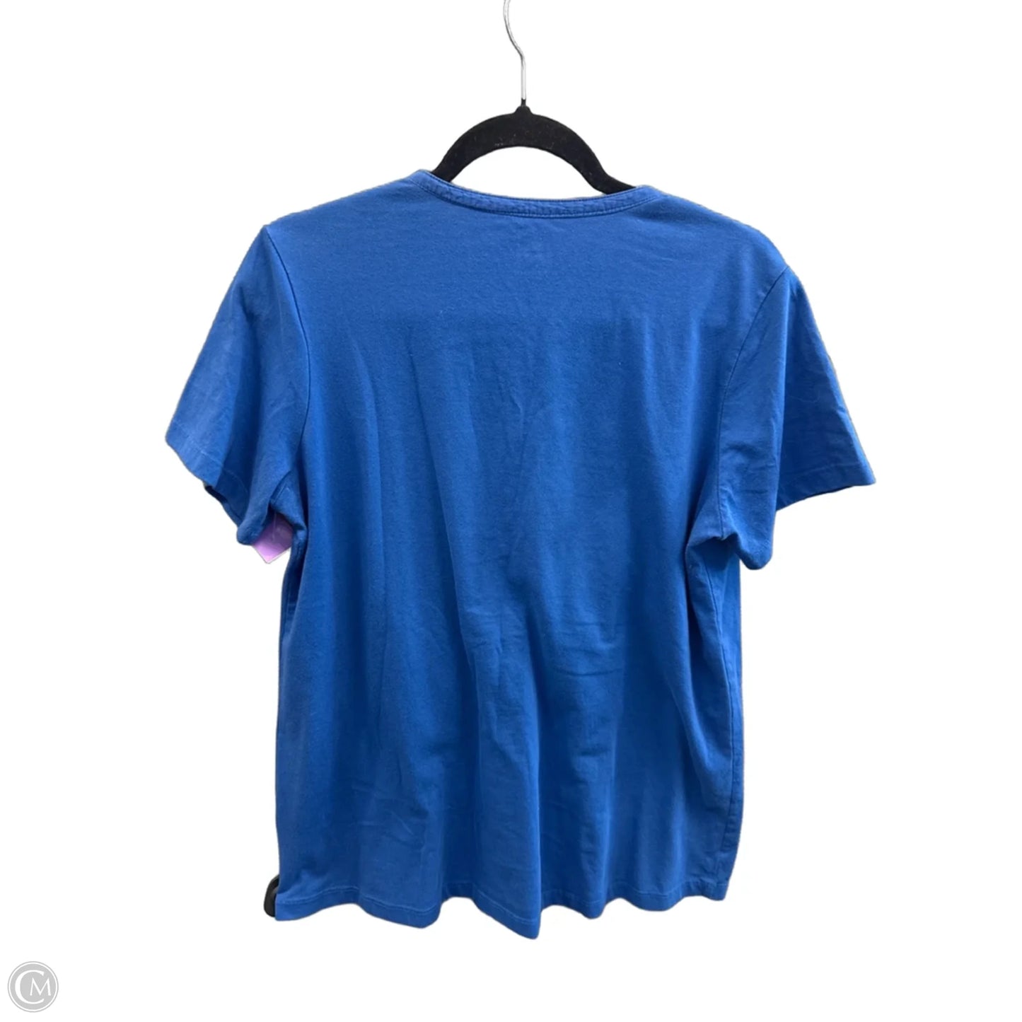Top Short Sleeve By Clothes Mentor In Blue, Size: L
