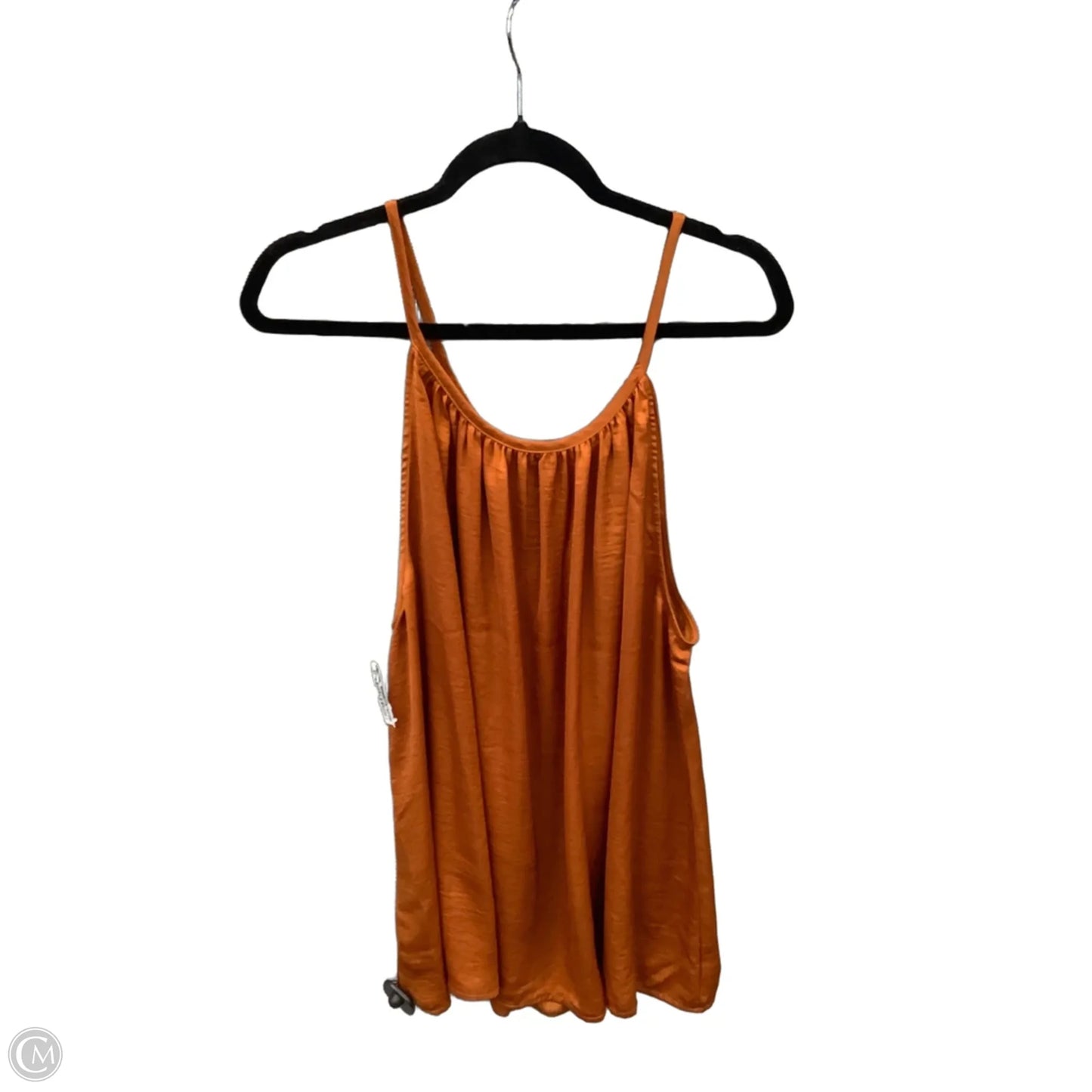 Top Sleeveless By Ophelia Roe In Orange, Size: 3x