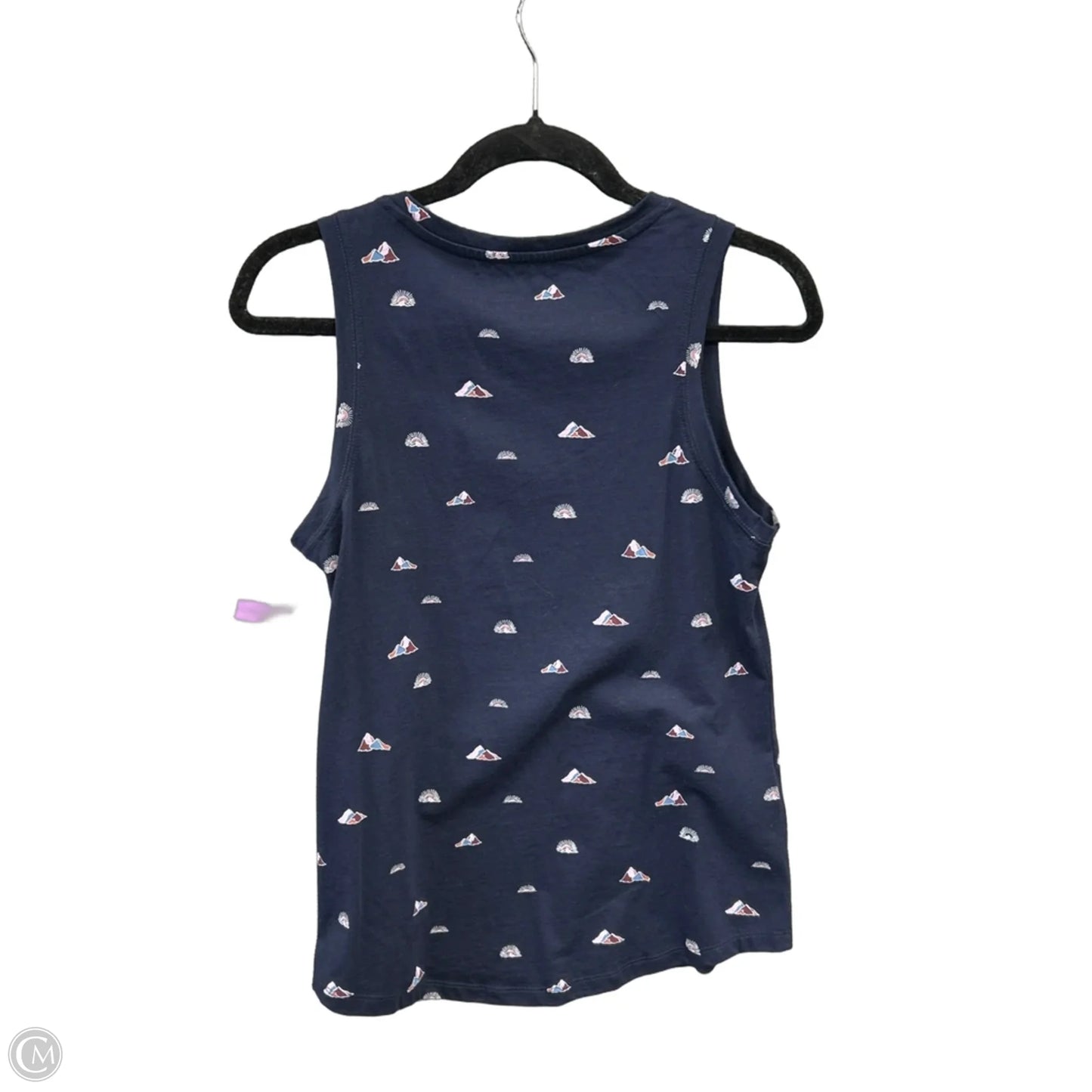 Top Sleeveless By Eddie Bauer In Navy, Size: S