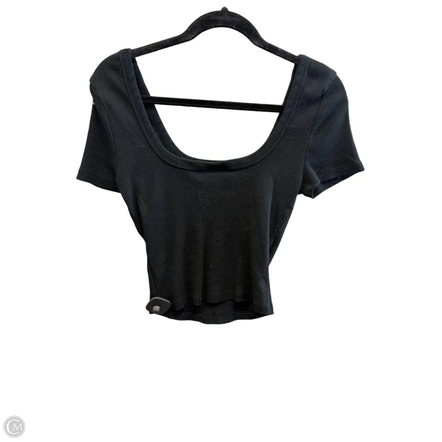 Top Short Sleeve By Universal Thread In Black, Size: S