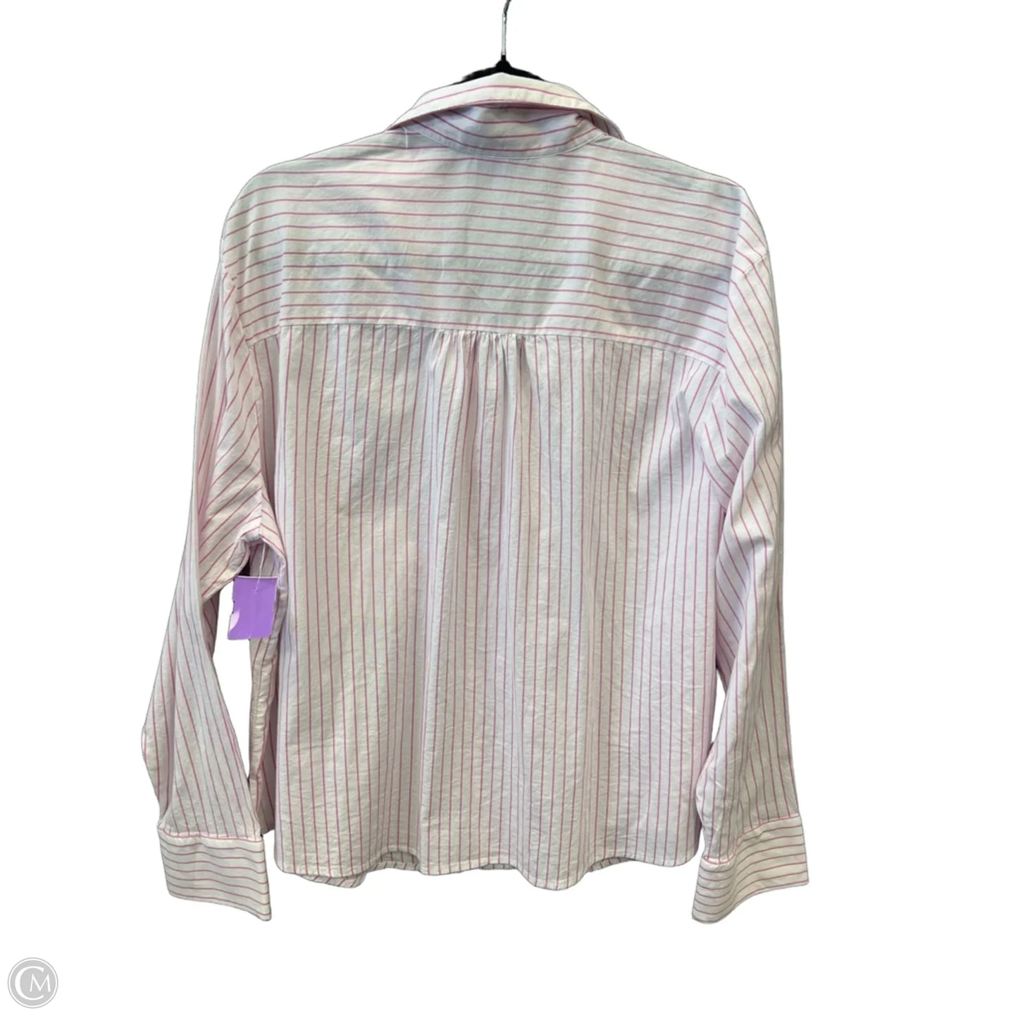 Top Long Sleeve By Clothes Mentor In Striped Pattern, Size: L