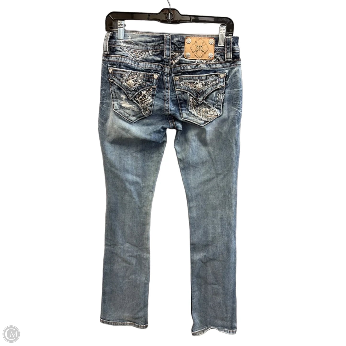 Jeans Boot Cut By Miss Me In Blue Denim, Size: 4