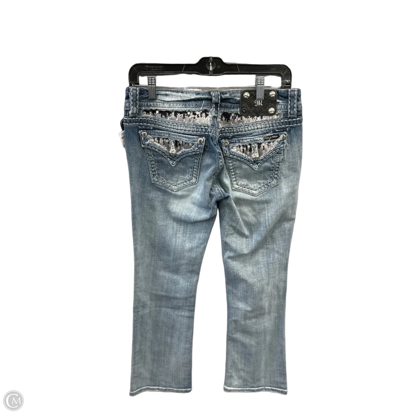 Jeans Boot Cut By Miss Me In Blue Denim, Size: 4