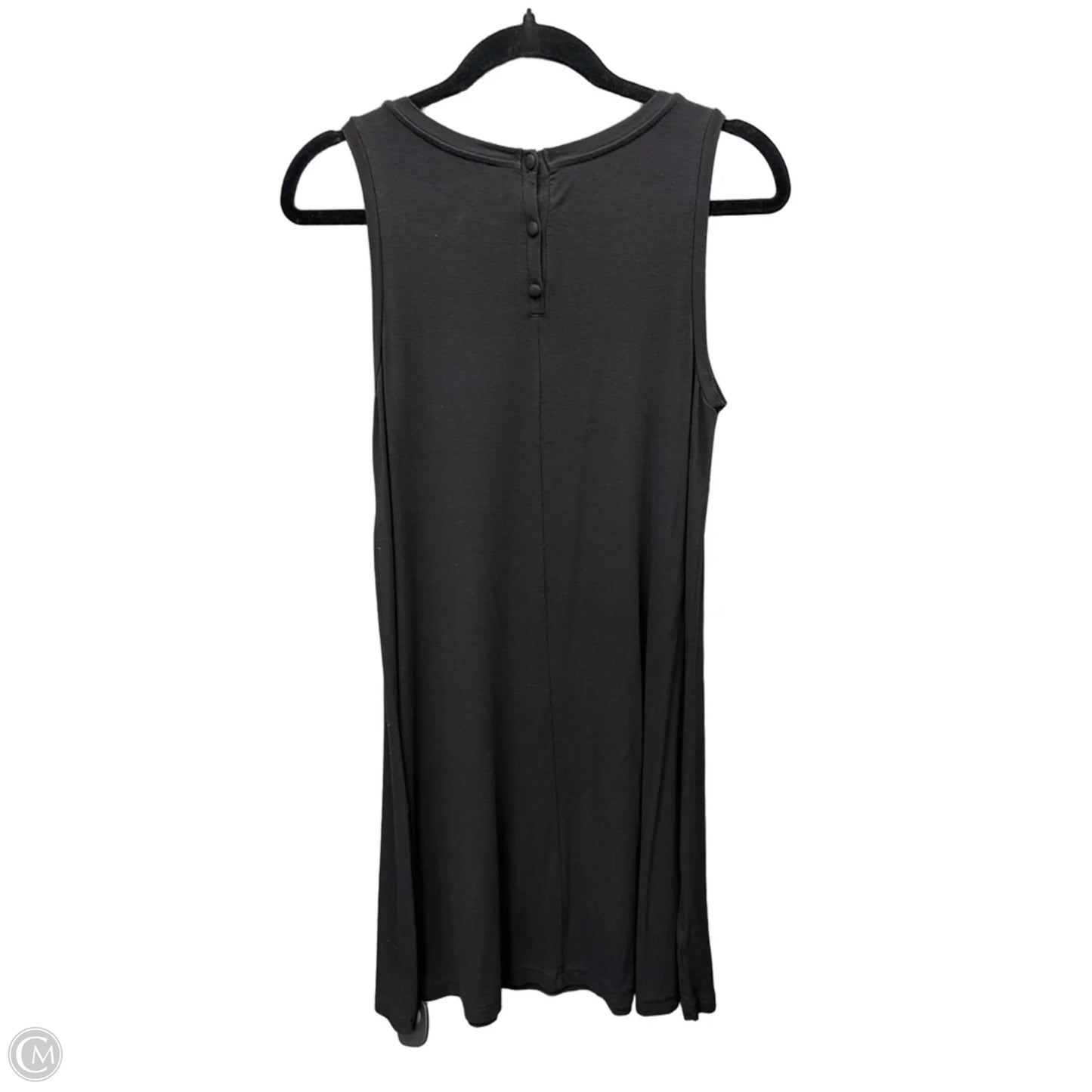 Dress Casual Midi By Loft In Black, Size: S