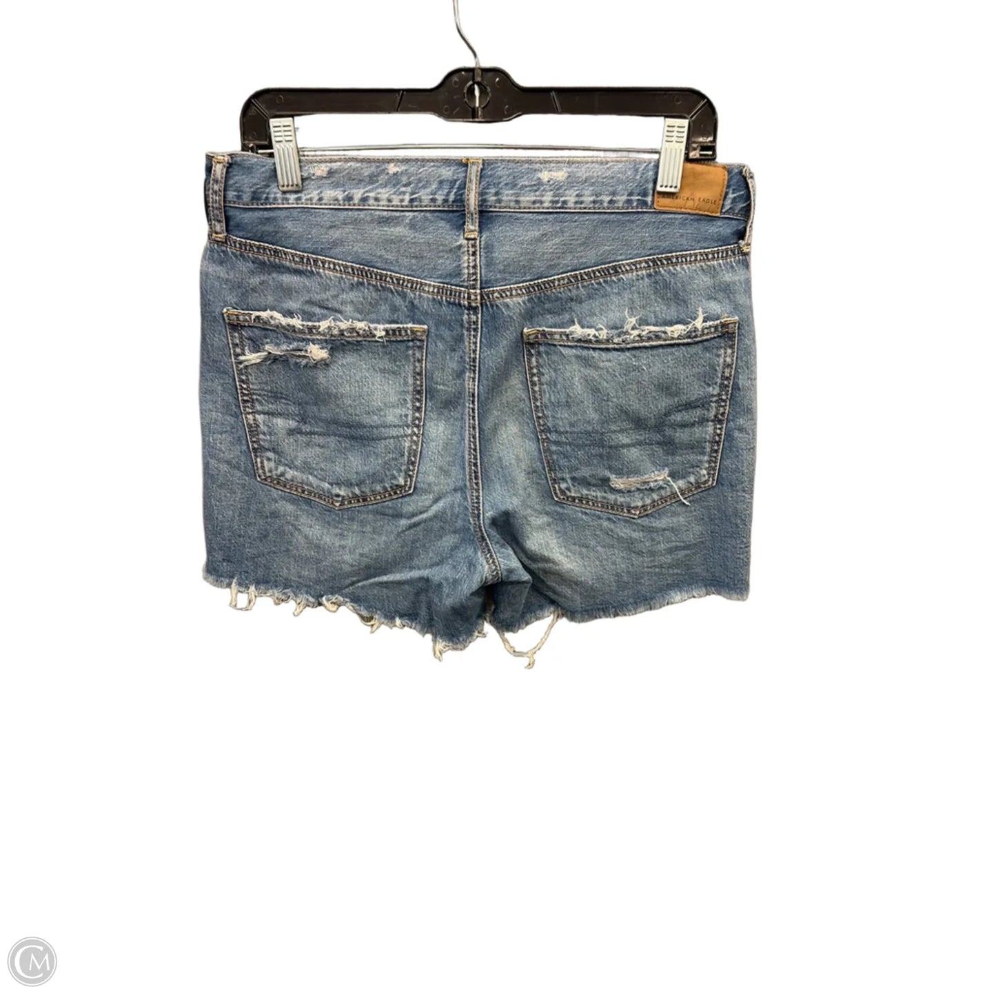 Shorts By American Eagle In Blue Denim, Size: 8