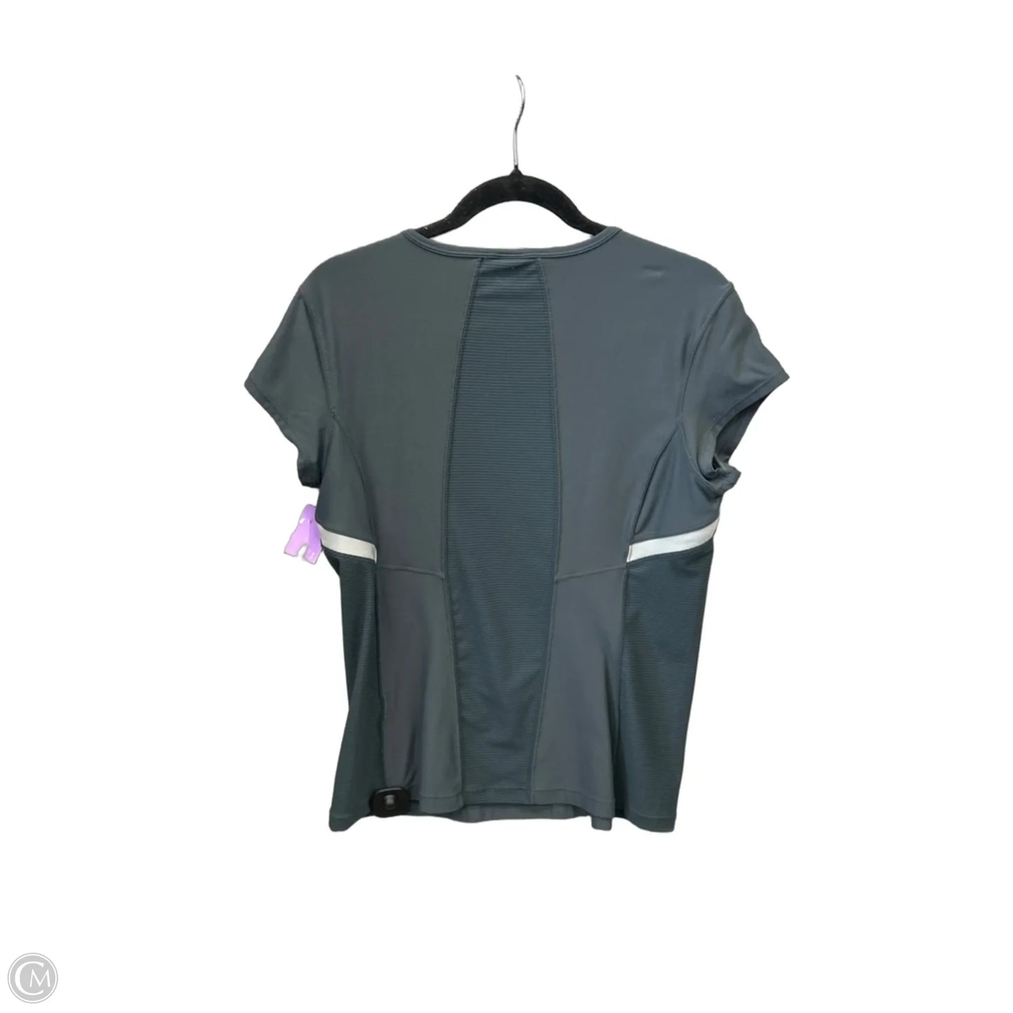 Athletic Top Short Sleeve By Nike Apparel In Grey, Size: L