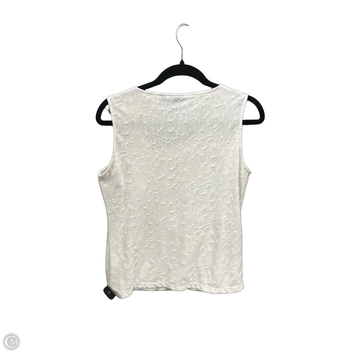 Top Sleeveless By Tribal In White, Size: M