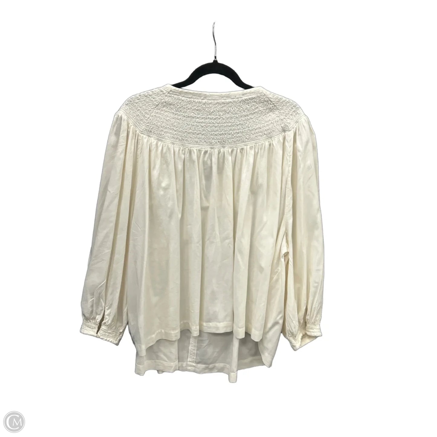 Top Long Sleeve By Old Navy In Cream, Size: 3x