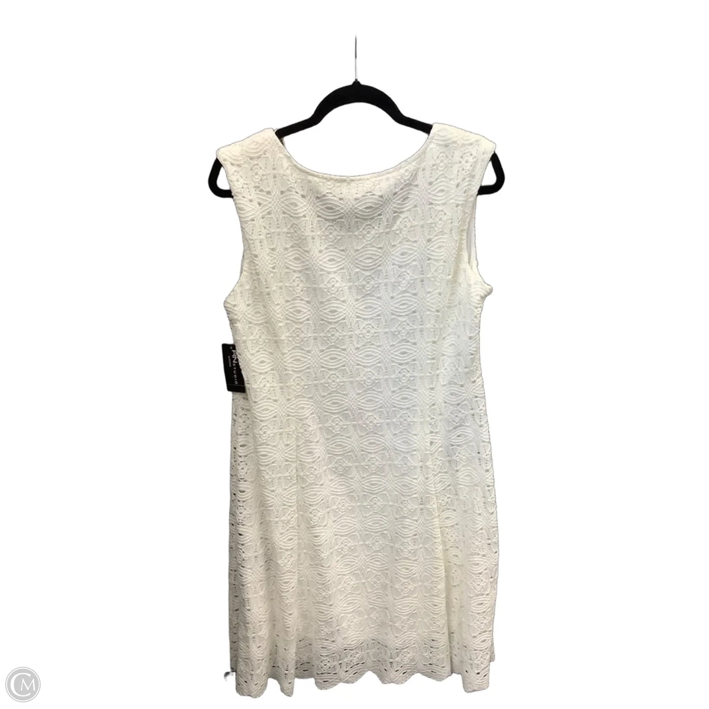 Dress Casual Midi By Clothes Mentor In White, Size: Xl