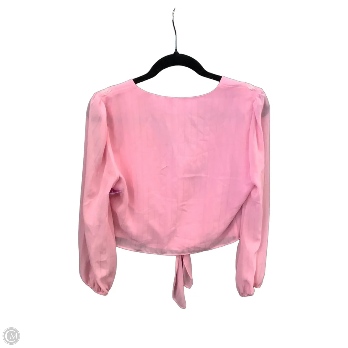 Top Long Sleeve By Wayf In Pink, Size: Xs