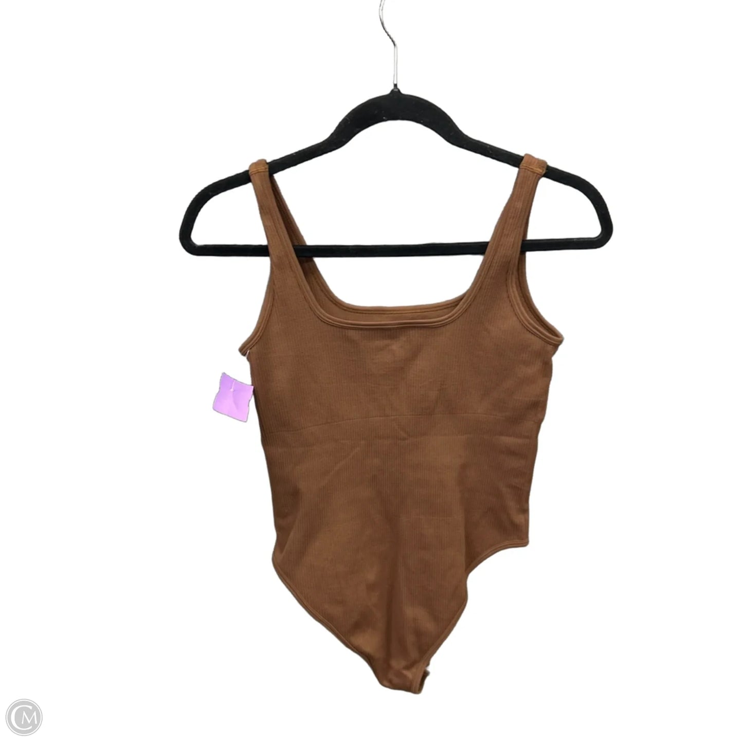 Bodysuit By Clothes Mentor In Brown, Size: L