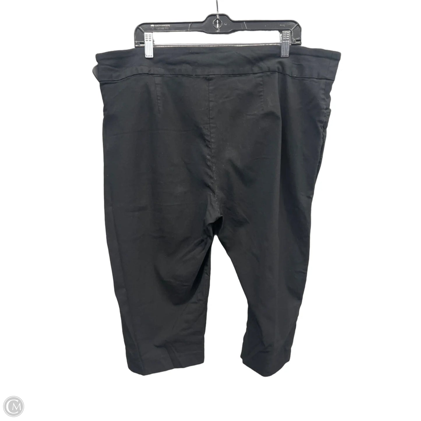 Capris By Terra & Sky In Black, Size: 20