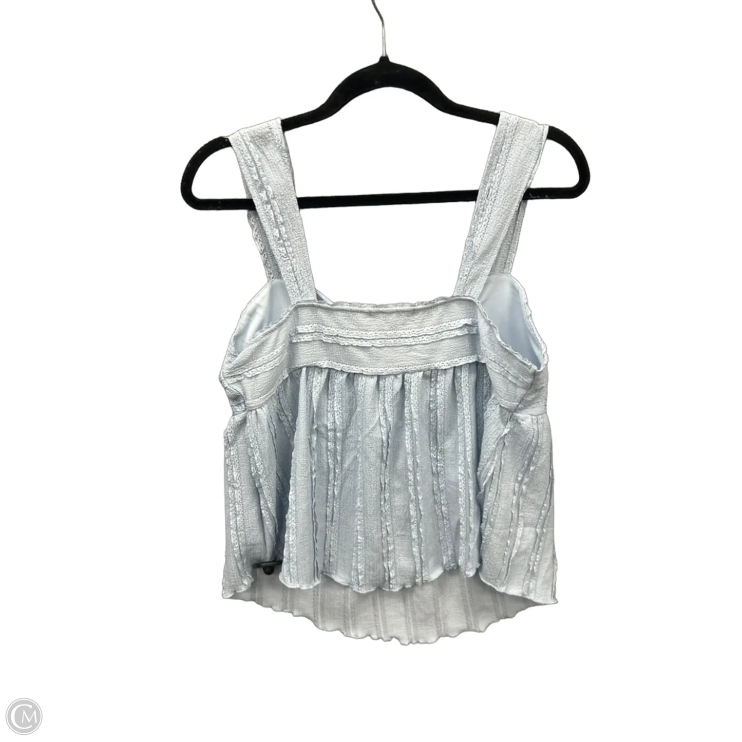 Top Sleeveless By Derek Heart In Blue, Size: 1x