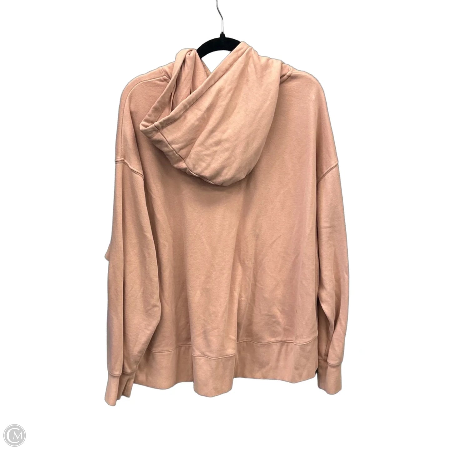 Athletic Top Long Sleeve Hoodie By Nike Apparel In Tan, Size: 2x