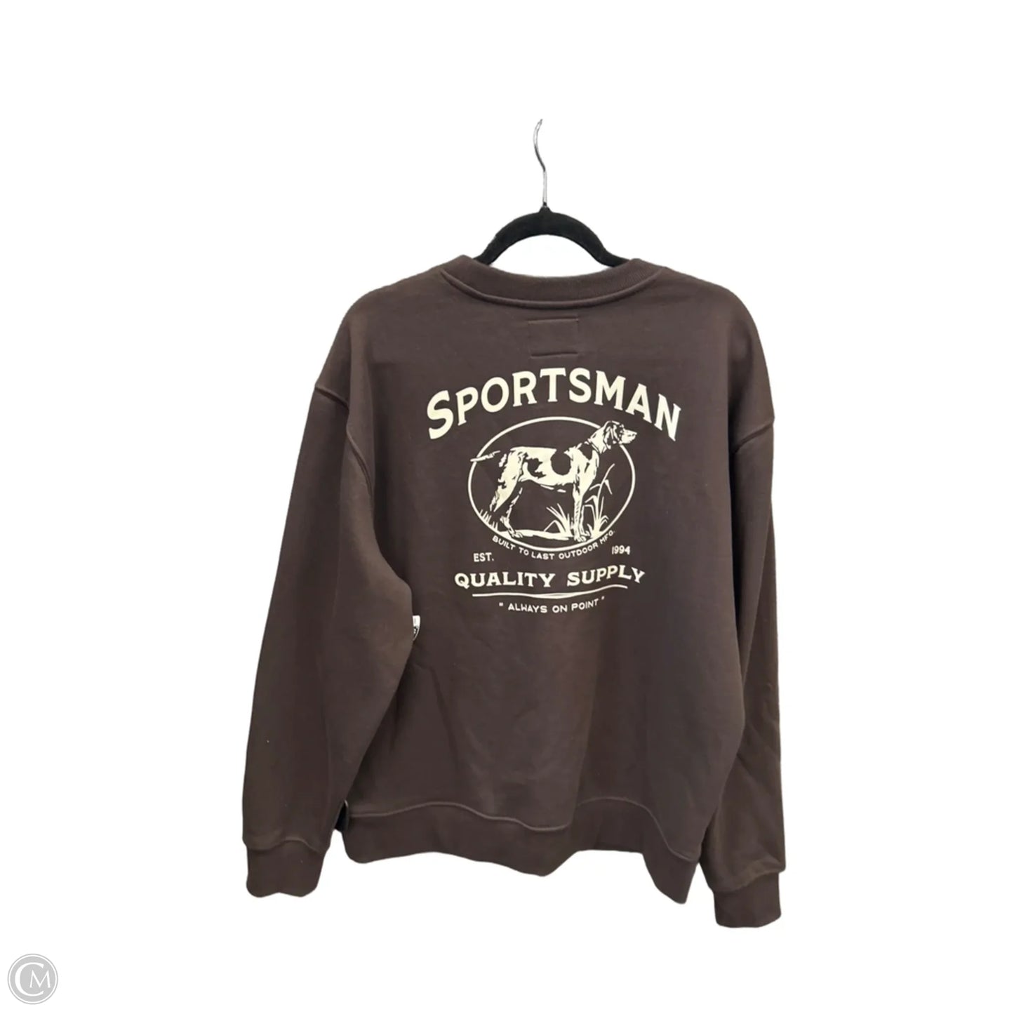 Sweatshirt Crewneck By Old Navy In Brown, Size: L