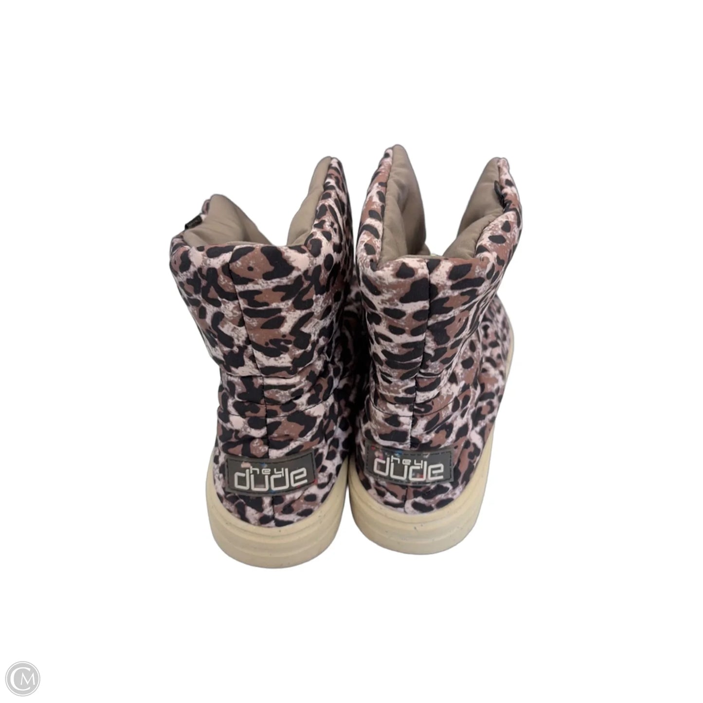 Boots Snow By Hey Dude In Animal Print, Size: 6.5