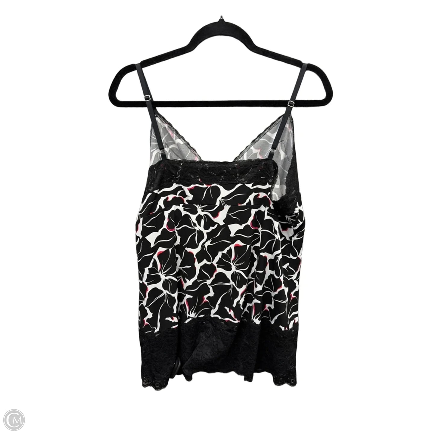 Top Sleeveless By White House Black Market In Black & White, Size: Xl