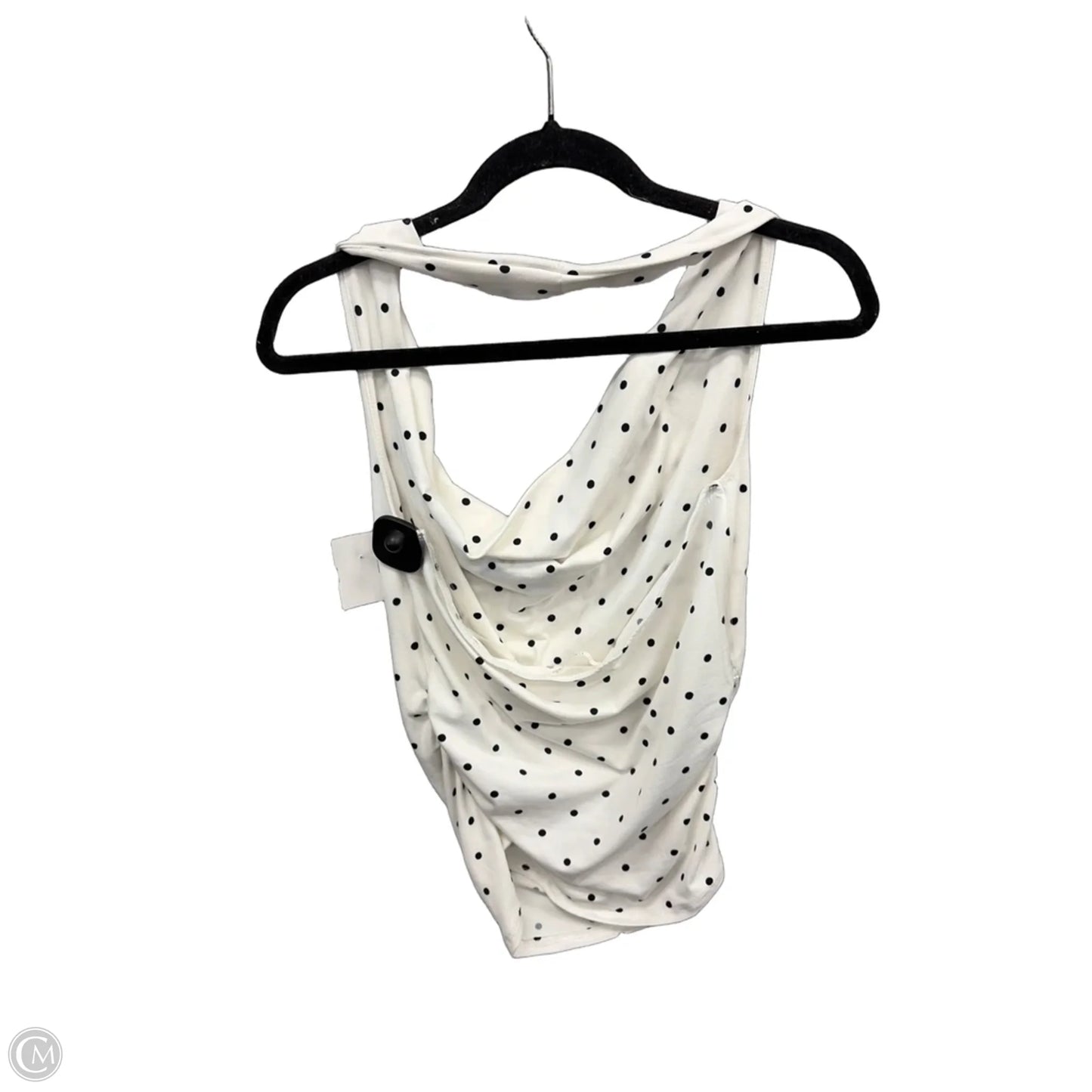 Top Sleeveless By Timing In Polkadot Pattern, Size: L