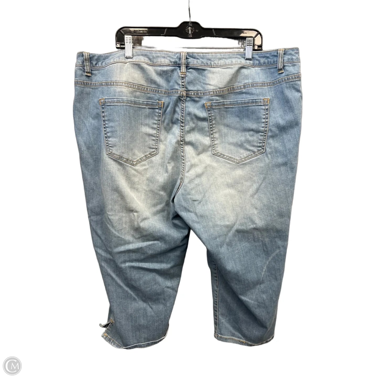 Capris By Lane Bryant In Blue Denim, Size: 22