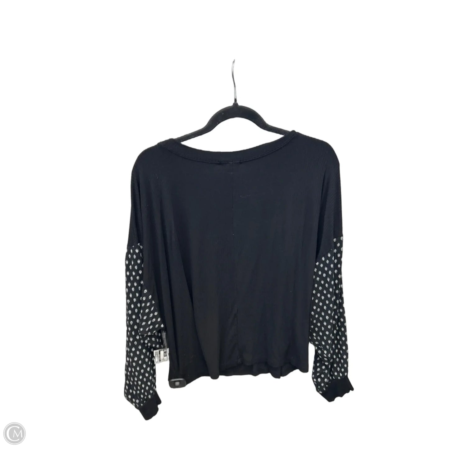 Top Long Sleeve By Clothes Mentor In Black, Size: L