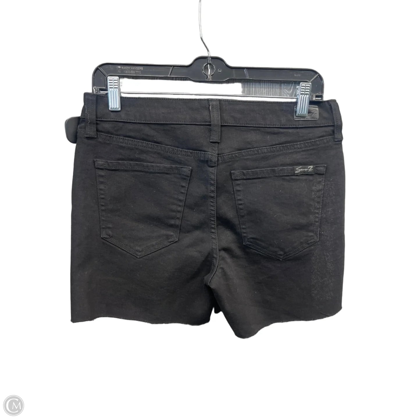 Shorts By Seven 7 In Black Denim, Size: 4