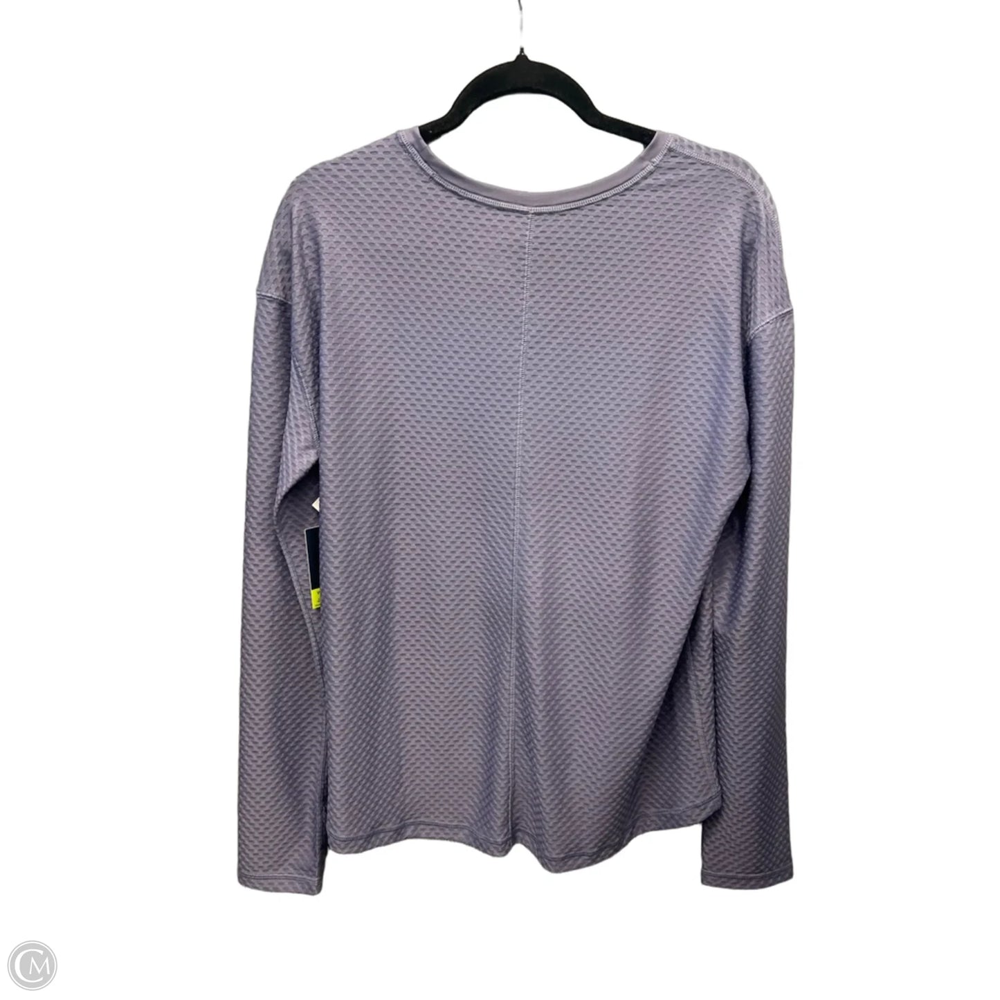 Athletic Top Long Sleeve Crewneck By Tek Gear In Purple, Size: M