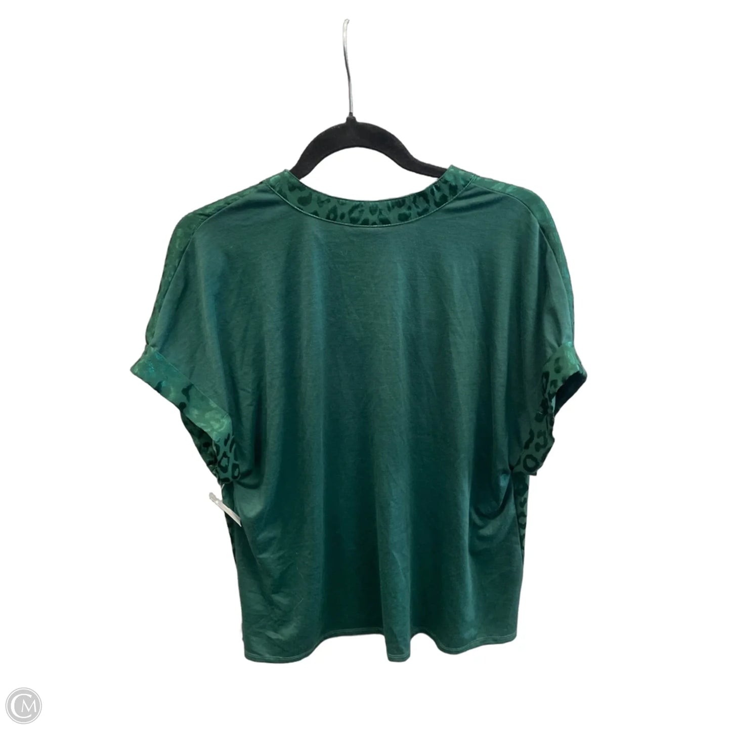 Top Short Sleeve By Tru Self In Green, Size: Xl