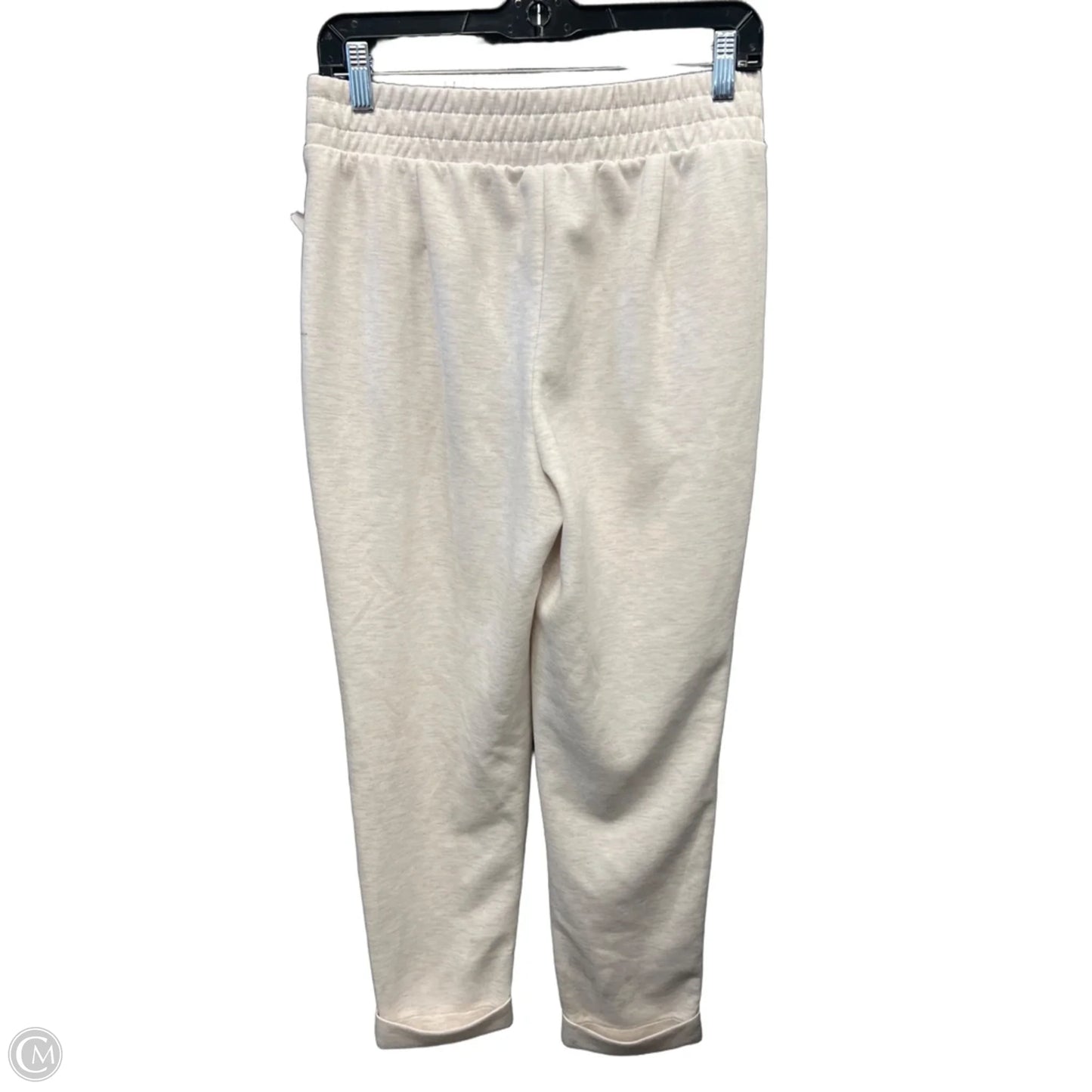 Athletic Pants By Yogalicious In Cream, Size: M