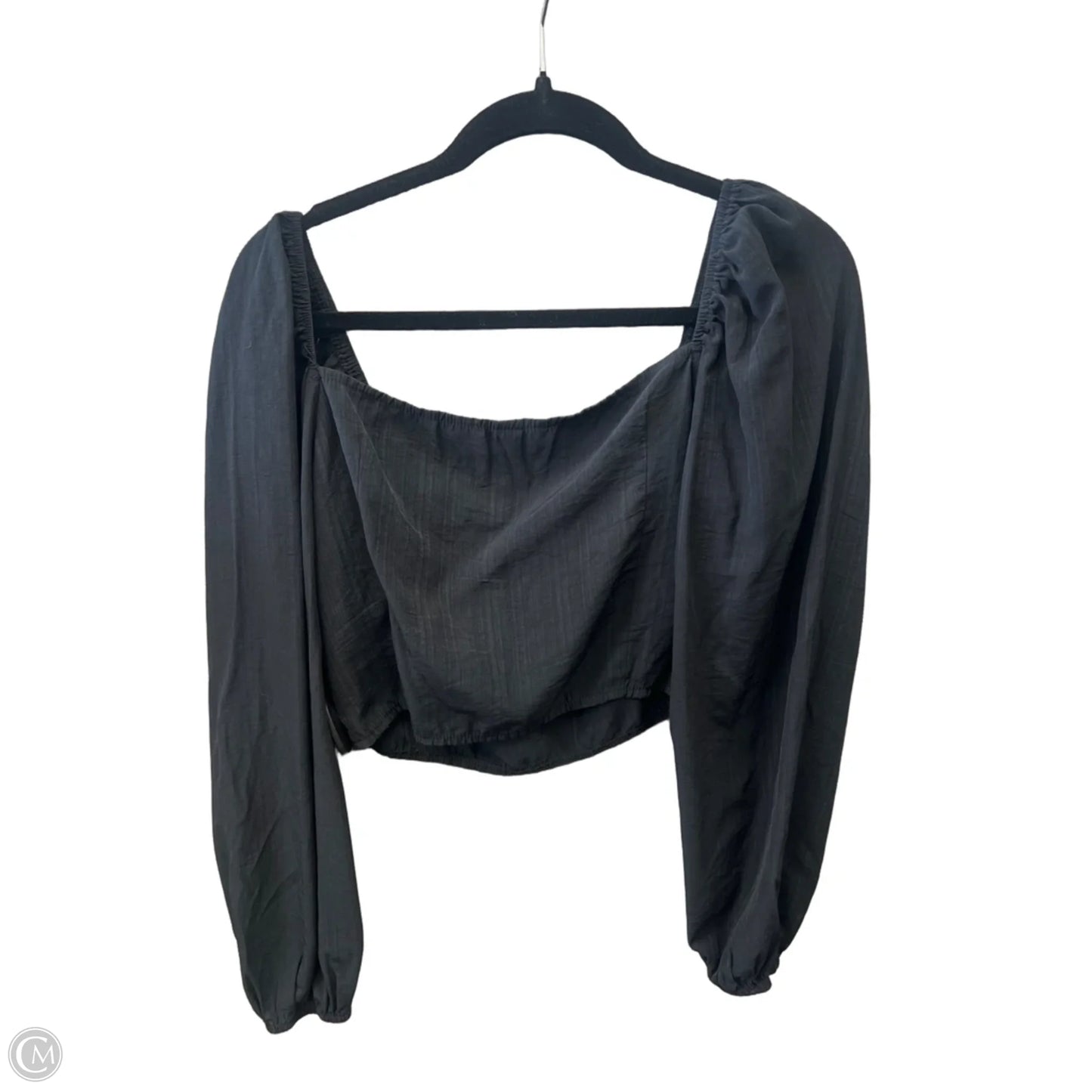 Top Long Sleeve By Shein In Black, Size: L