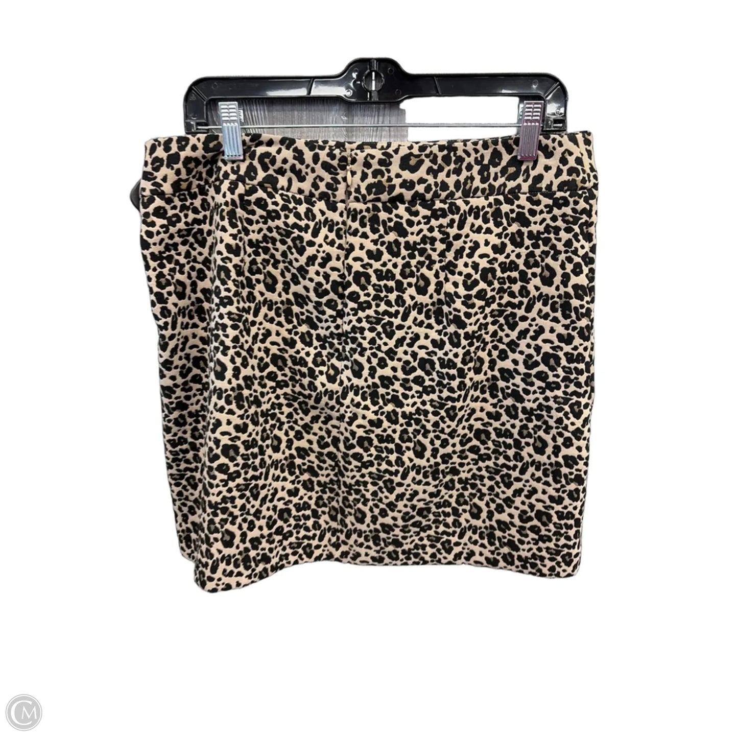 Top Short Sleeve By Loft In Animal Print, Size: 12