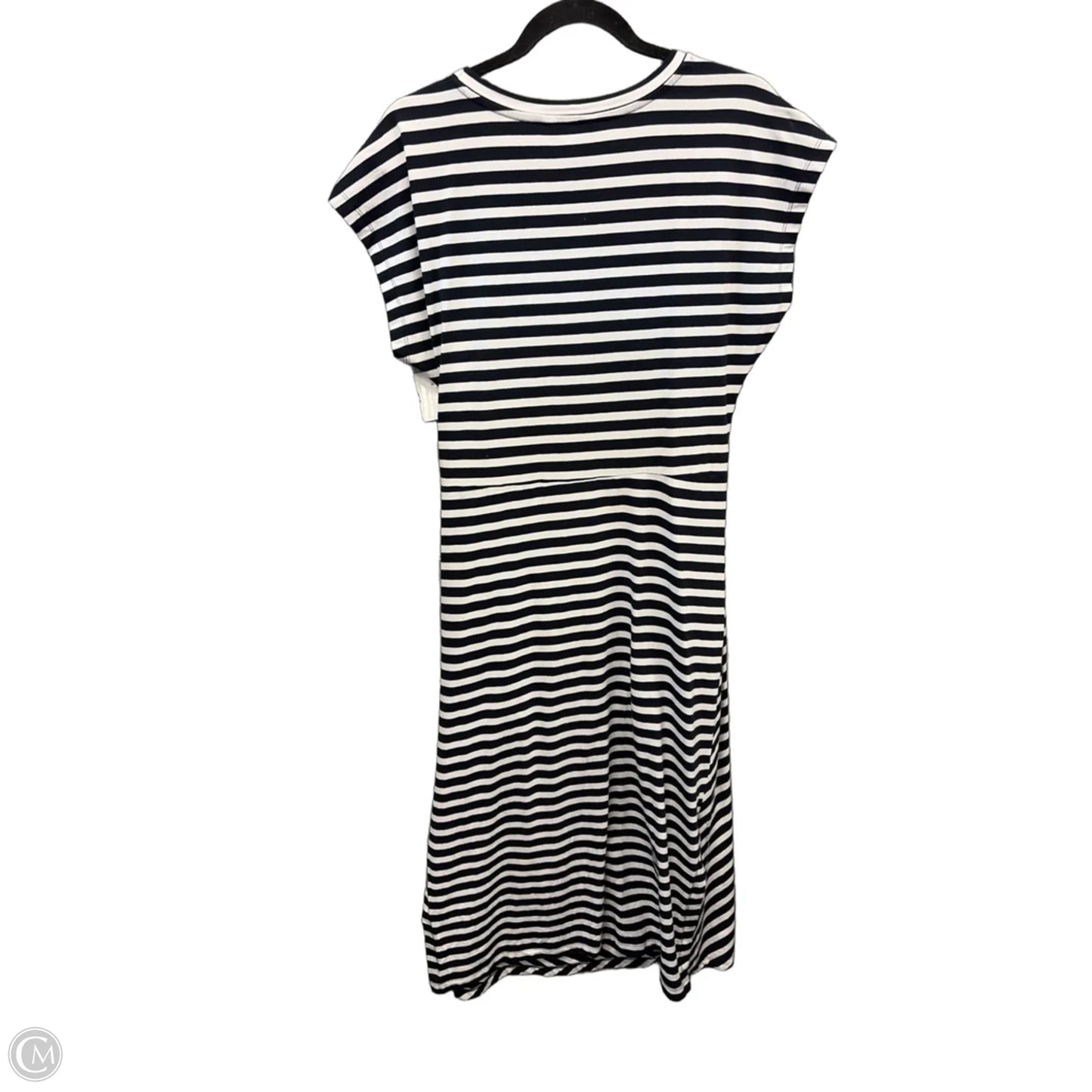 Dress Casual Midi By Tommy Hilfiger In Blue & White, Size: M