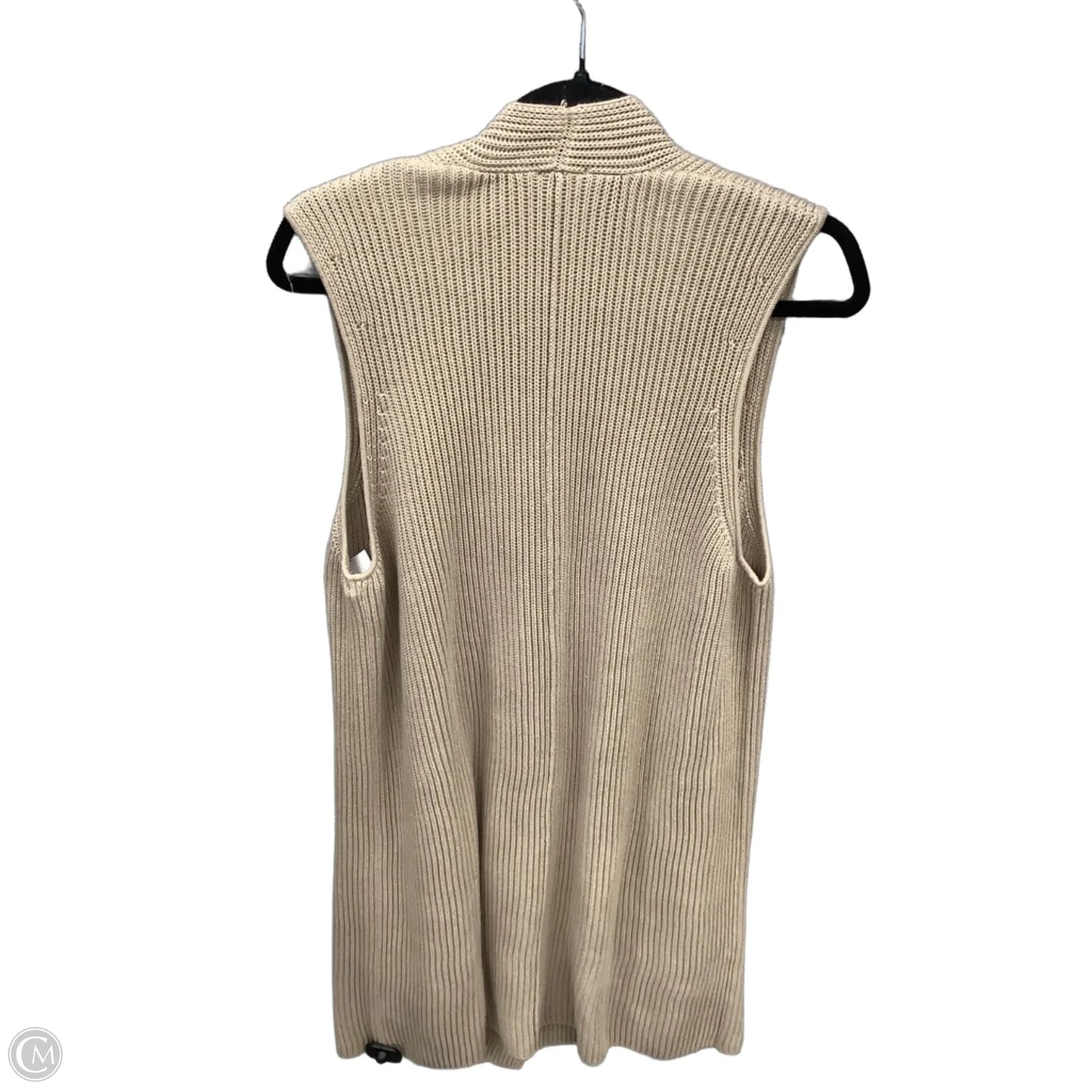Vest Sweater By Splendid In Tan, Size: L