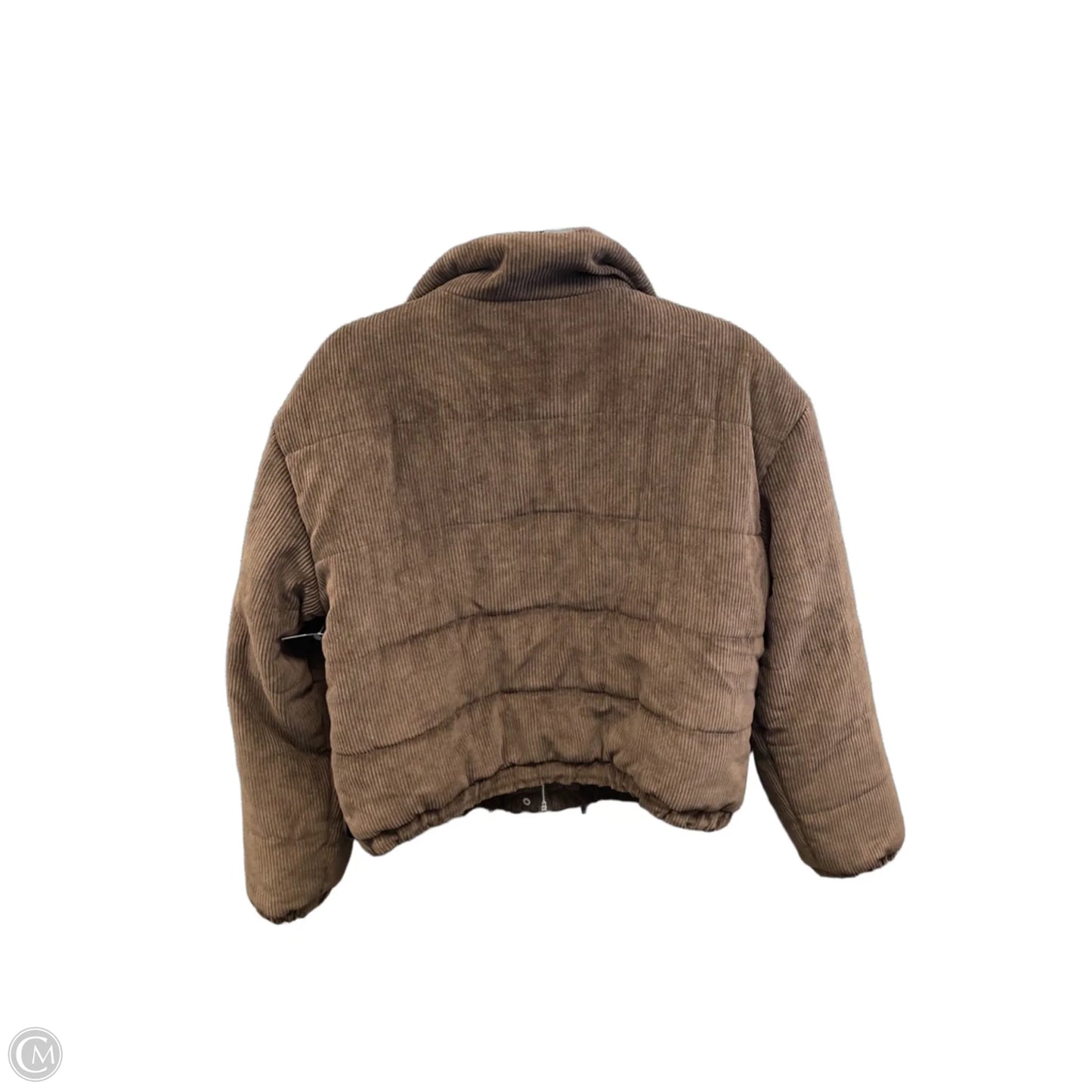 Jacket Puffer & Quilted By Ashley In Brown, Size: L