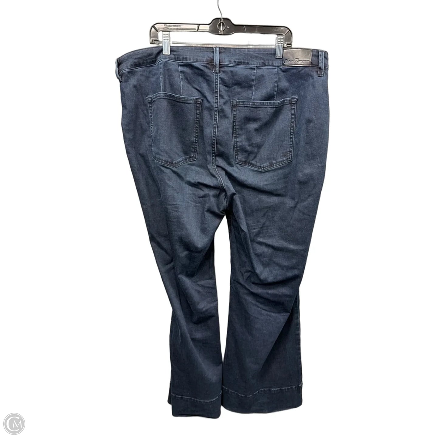 Jeans Wide Leg By Seven 7 In Blue Denim, Size: 20