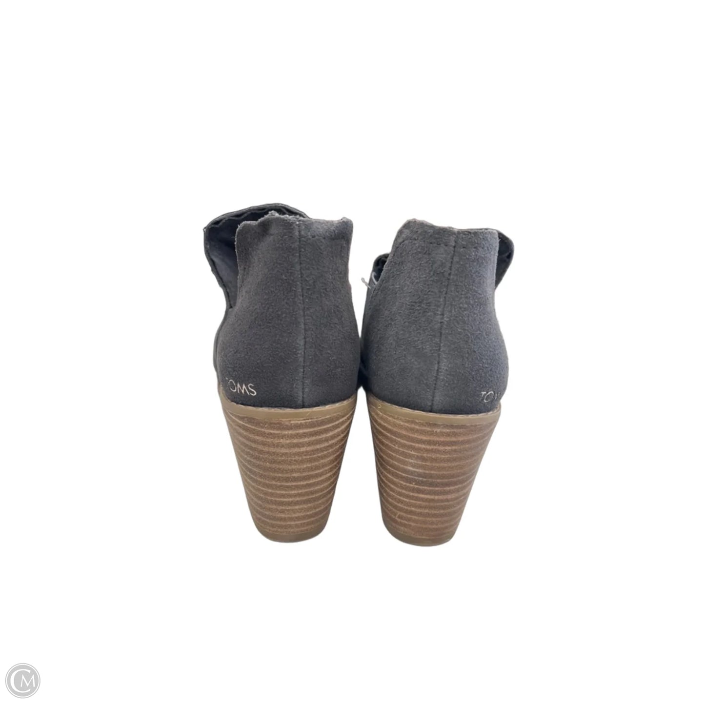 Shoes Heels Wedge By Toms In Grey, Size: 7