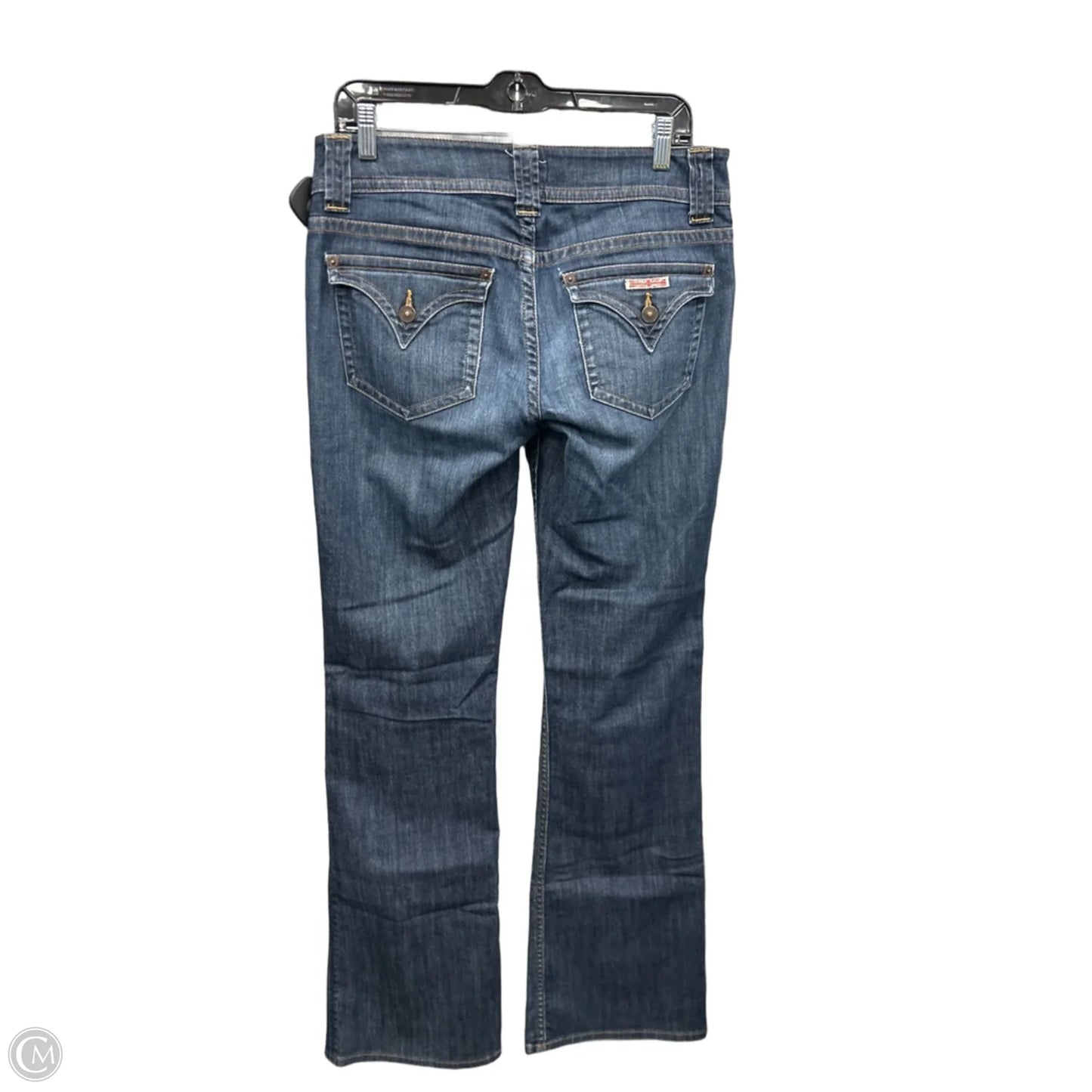 Jeans Boot Cut By Hudson In Blue Denim, Size: 10