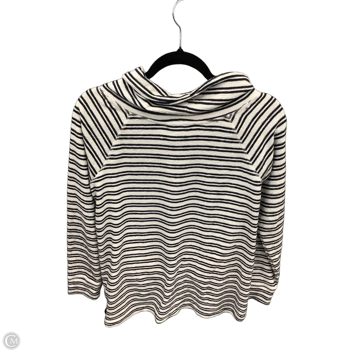 Top Long Sleeve By Tommy Hilfiger In Striped Pattern, Size: M