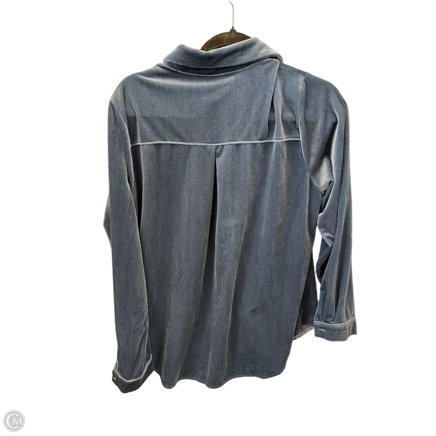 Top Long Sleeve By Clothes Mentor In Blue, Size: L
