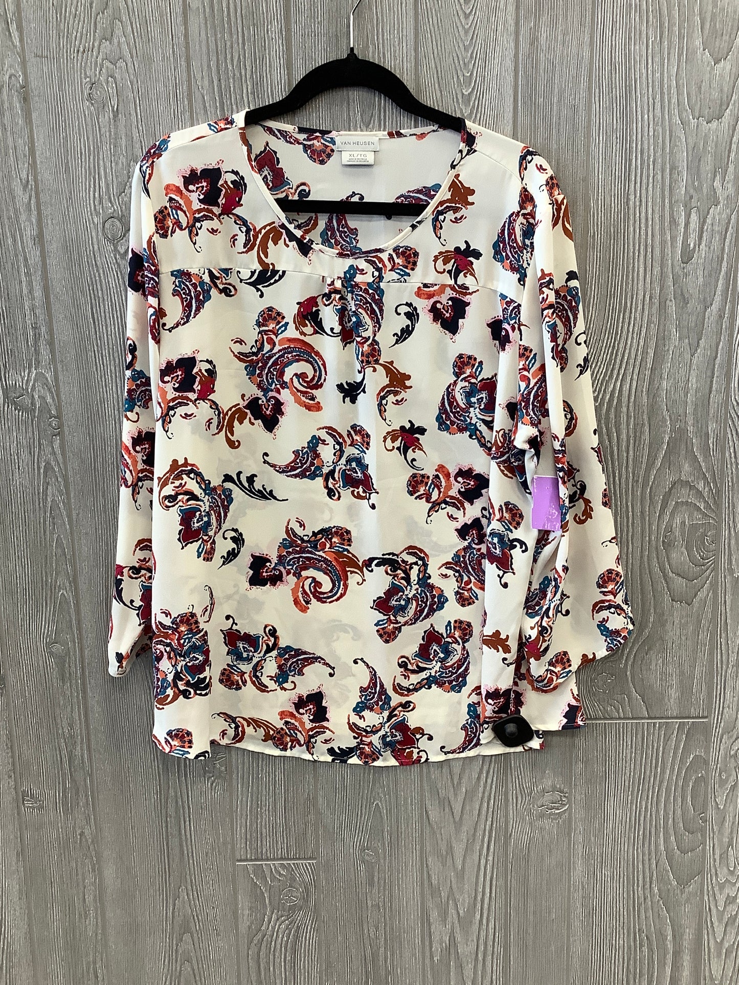 Top Long Sleeve By Van Heusen Size: Xl