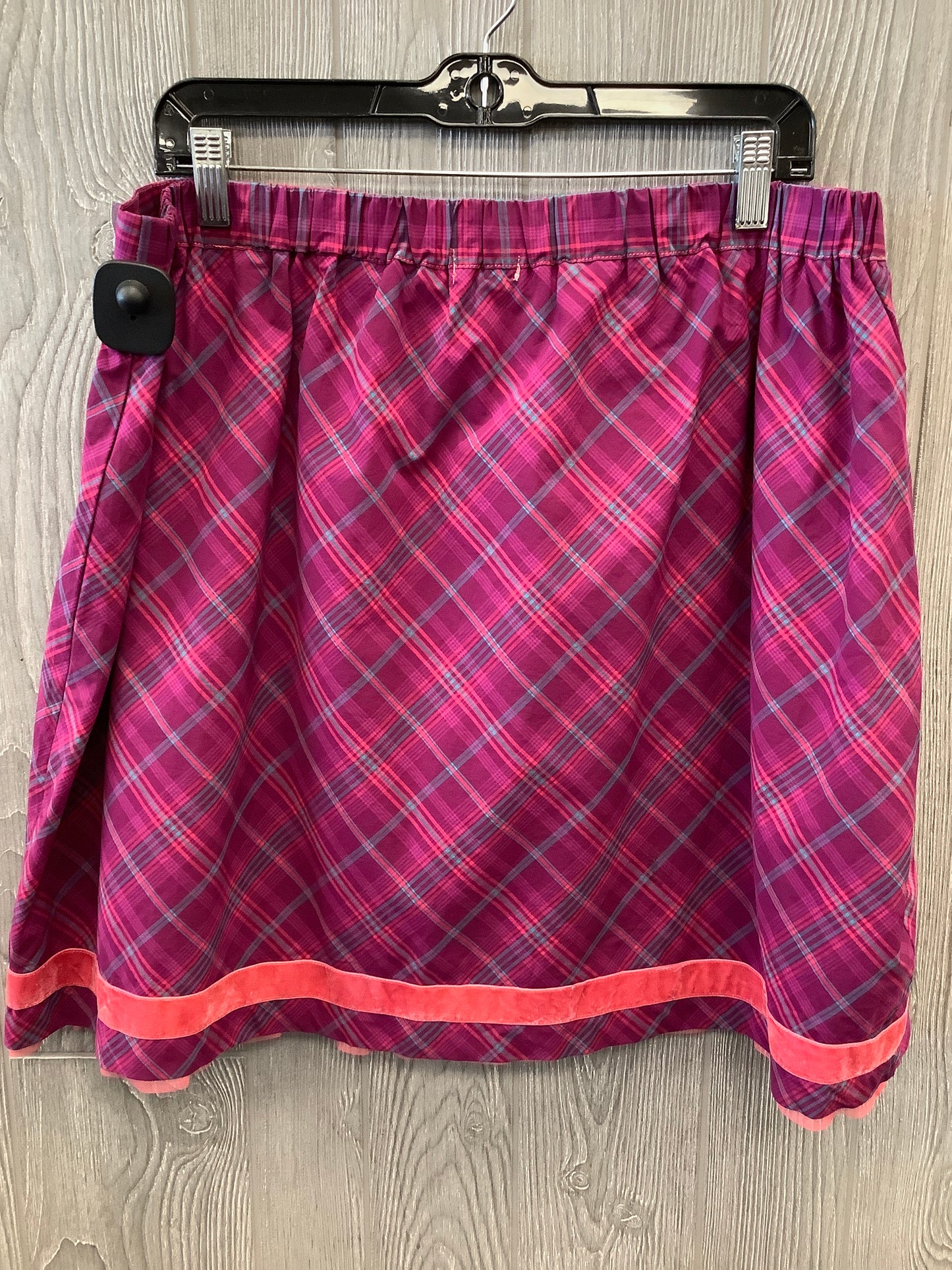 Skirt Midi By Matilda Jane In Plaid Pattern, Size: Xl