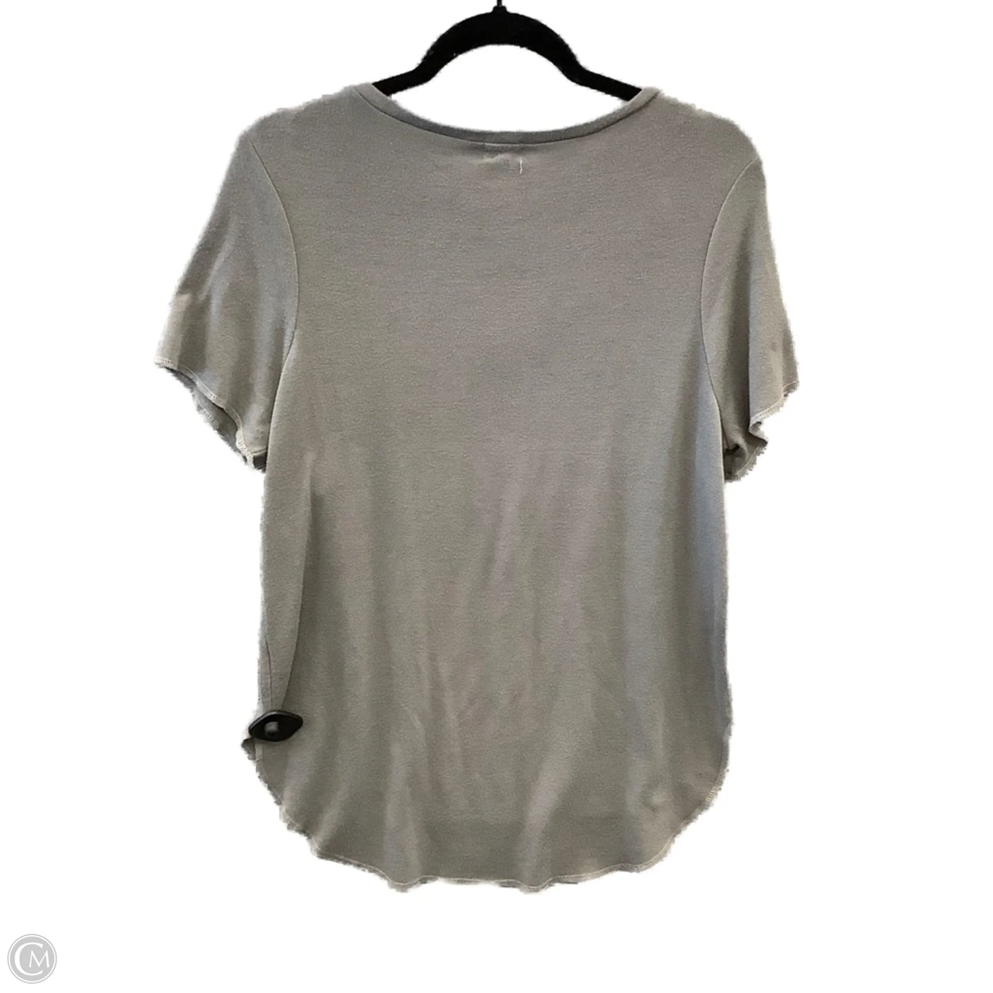 Top Short Sleeve By Bke In Grey, Size: S