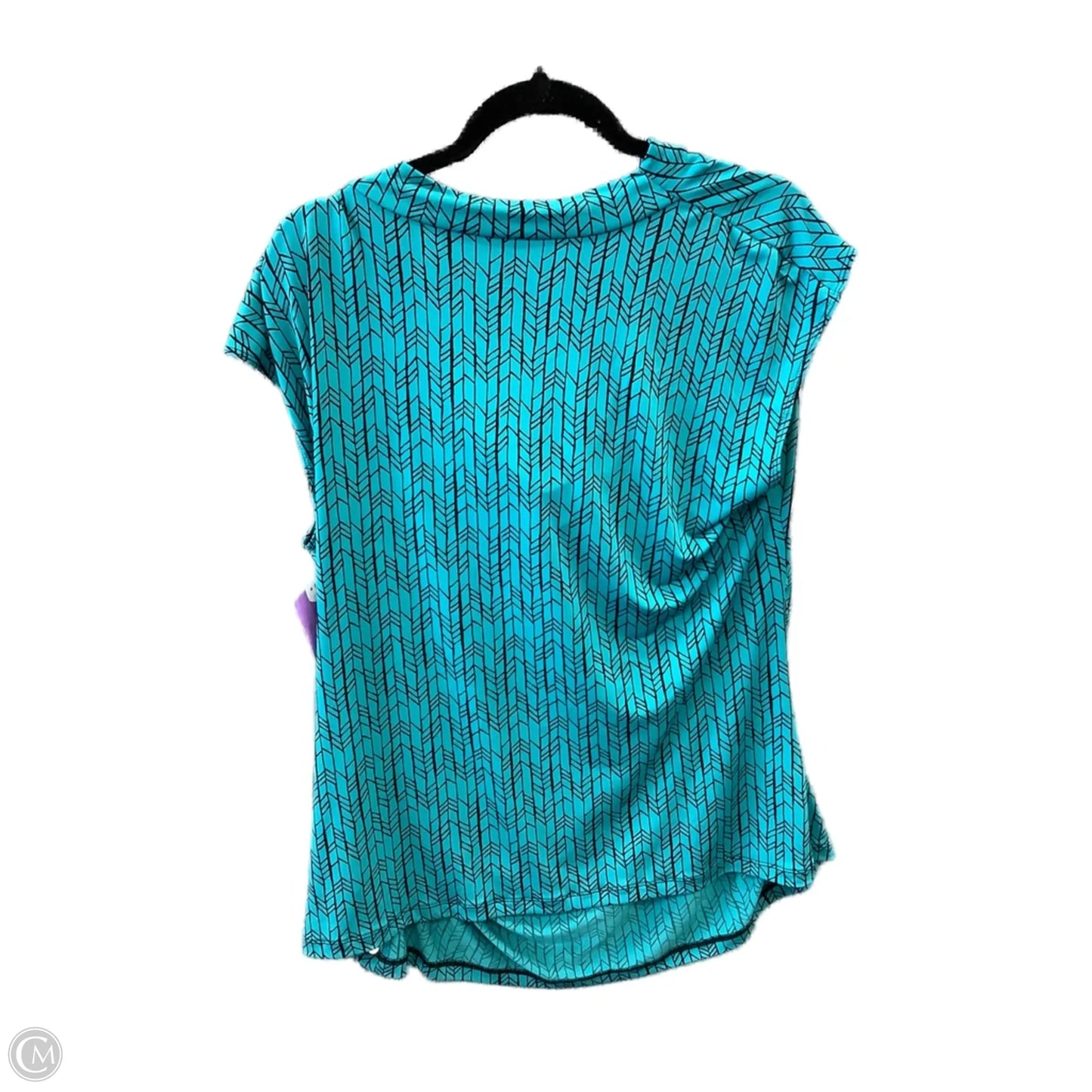 Top Sleeveless By Worthington In Blue, Size: 2x